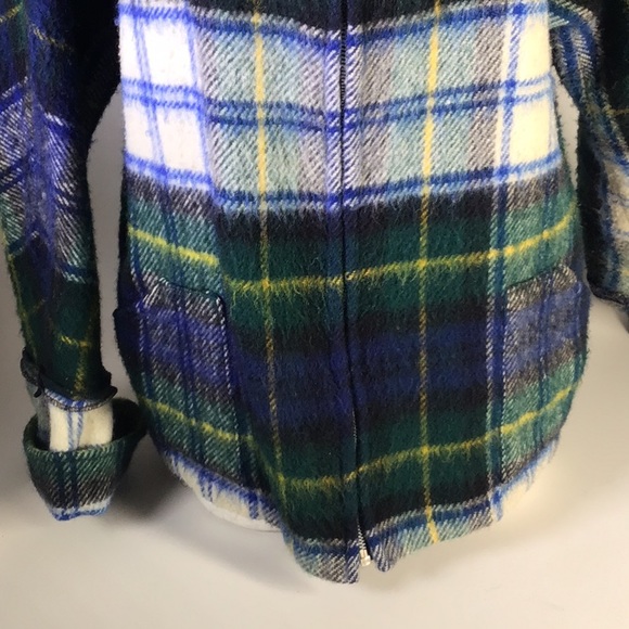 Vintage Westaway & Westaway 100% Pure Lambswool Green Scottish Sweater Vest Sz L - Picture 7 of 11